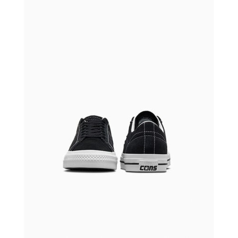 Кеды CONVERSE ONE STAR PRO OX BLACK/BLACK/WHITE
