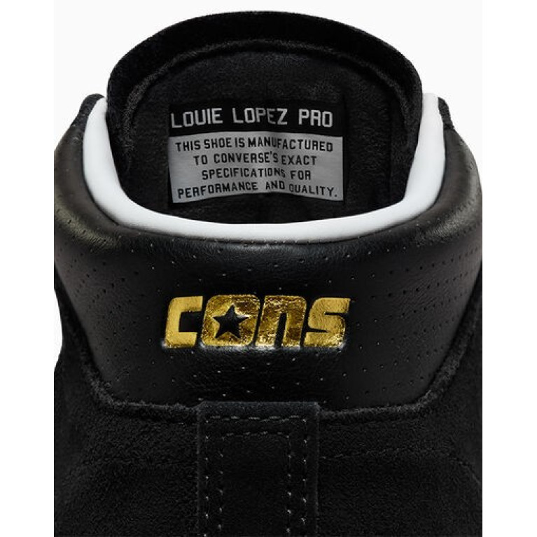Кеды CONVERSE LOUIE LOPEZ PRO MID BLACK/BLACK/WHITE