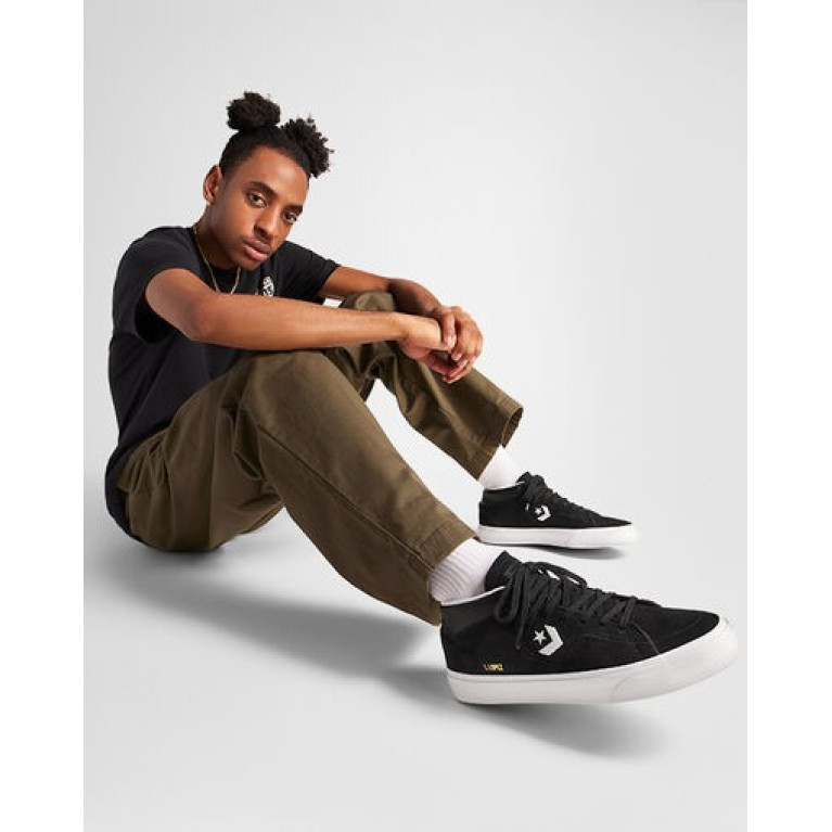 Кеды CONVERSE LOUIE LOPEZ PRO MID BLACK/BLACK/WHITE