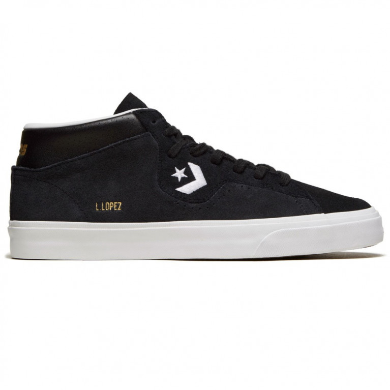 Кеды CONVERSE SKATE SHOES LOUIE LOPEZ PRO MID BLK/BLK/WHT