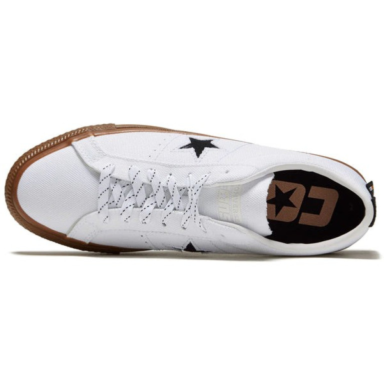 Кеды CONVERSE SKATE SHOES ONE STAR PRO CORDURA WHITE/BLACK