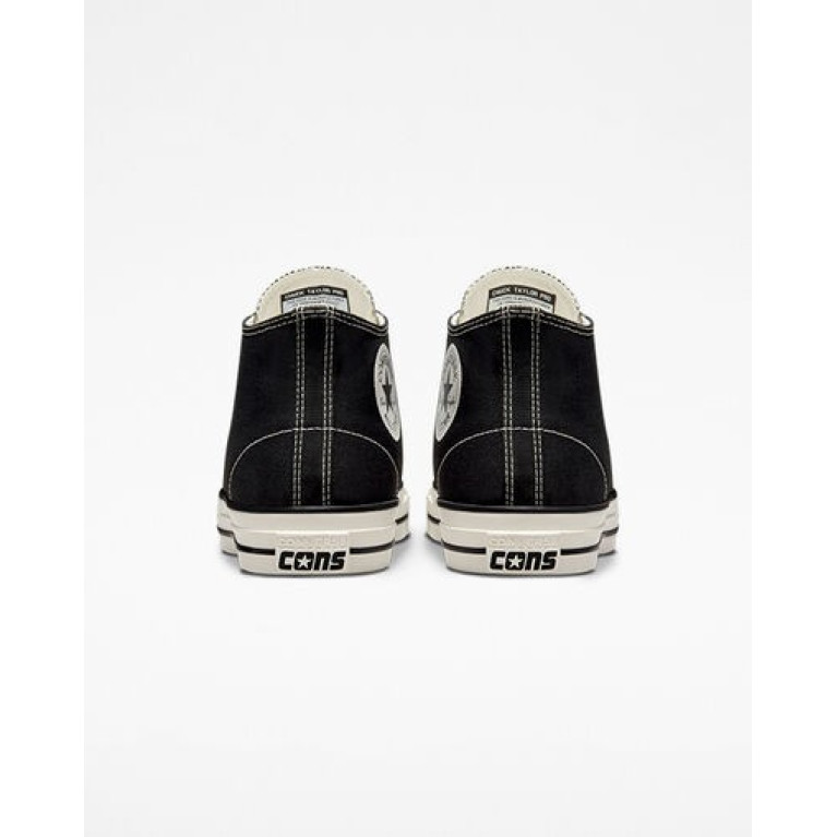 Кеды CONVERSE CTAS MID CANVAS BLACK/BLACK/EGRET