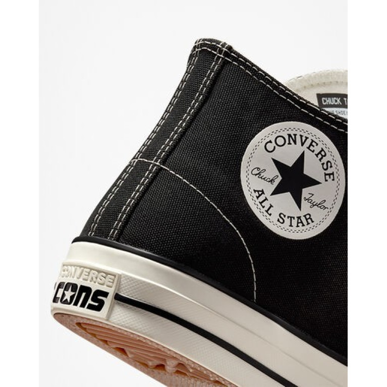 Кеды CONVERSE CTAS MID CANVAS BLACK/BLACK/EGRET