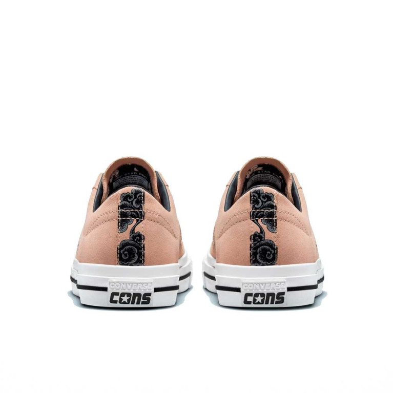 Кеды CONVERSE SKATE SHOES ONE STAR PRO TATTOO ART PINK/WHITE