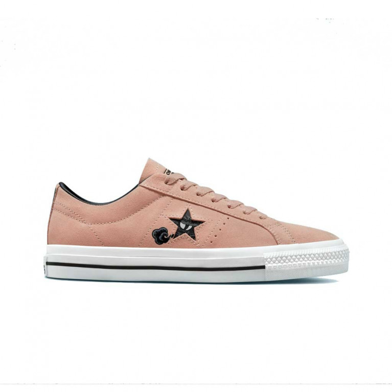 Кеды CONVERSE SKATE SHOES ONE STAR PRO TATTOO ART PINK/WHITE