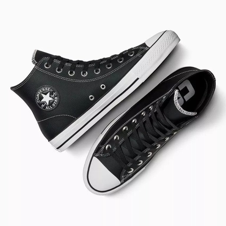 Кеды CONVERSE CTAS PRO HI LEATHER - BLACK/WHITE/BLACK