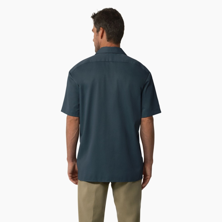 Рубашка Dickies ORIGINAL TWILL SHORT SLEEVE WORK SHIRT Airforce Blue