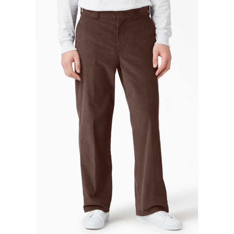Штаны DICKIES FLAT FRONT CORDUROY PANT Chocolate Brown