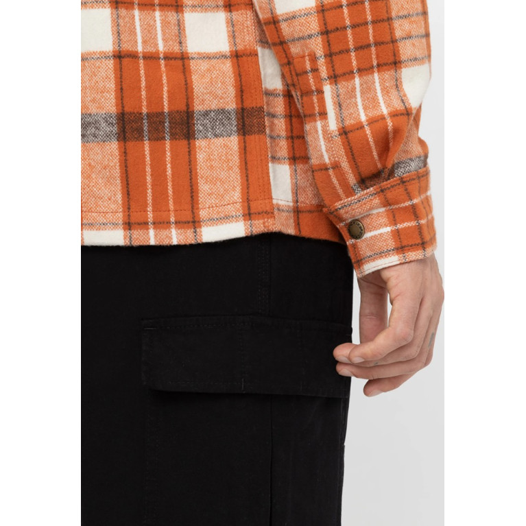 Рубашка DICKIES NIMMONS CHECK LIGHT BASE NIMMONS CHECK BOMBAY BROWN BASE