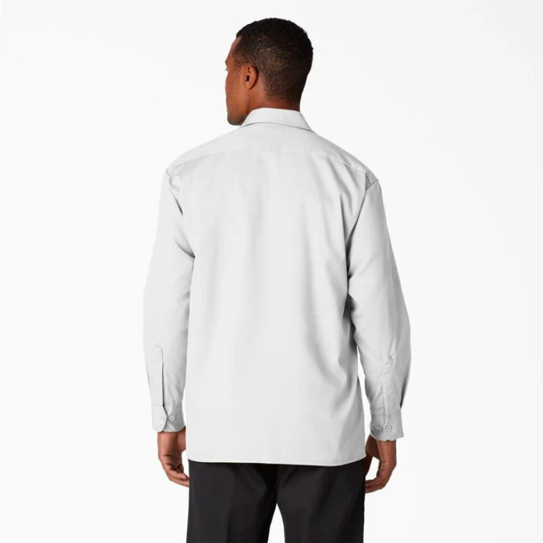 Рубашка Dickies ORIGINAL TWILL LONG SLEEVE WORK SHIRT White
