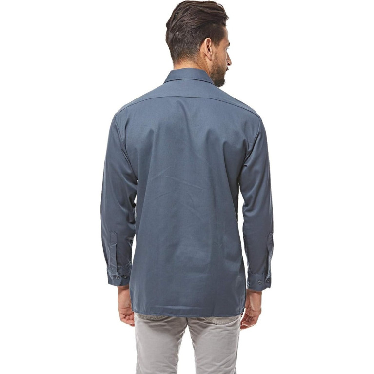 Рубашка Dickies ORIGINAL TWILL LONG SLEEVE WORK SHIRT Airforce Blue