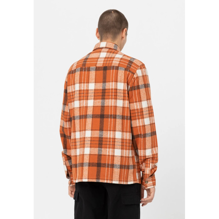 Рубашка DICKIES NIMMONS CHECK LIGHT BASE NIMMONS CHECK BOMBAY BROWN BASE