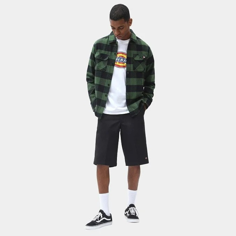 Рубашка DICKIES SACRAMENTO SHIRT Green Plaid