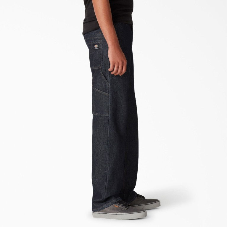 Штаны DICKIES SKATEBOARDING DENIM UTILITY PANT RINSED INDIGO BLUE