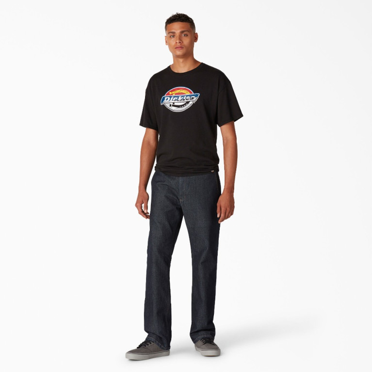 Штаны DICKIES SKATEBOARDING DENIM UTILITY PANT RINSED INDIGO BLUE