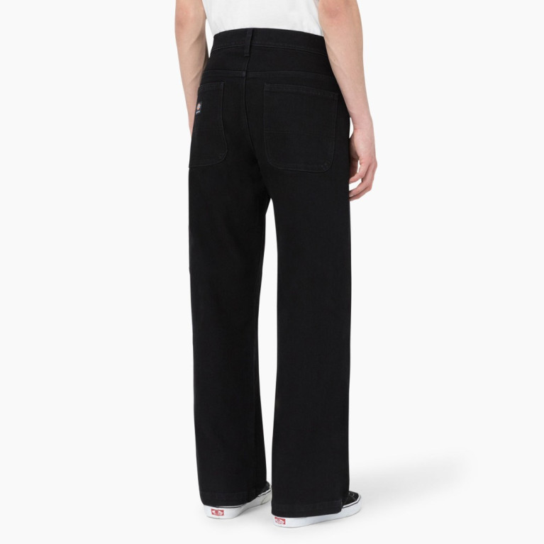 Штаны DICKIES WINGVILLE LOOSE DENIM BLACK DENIM