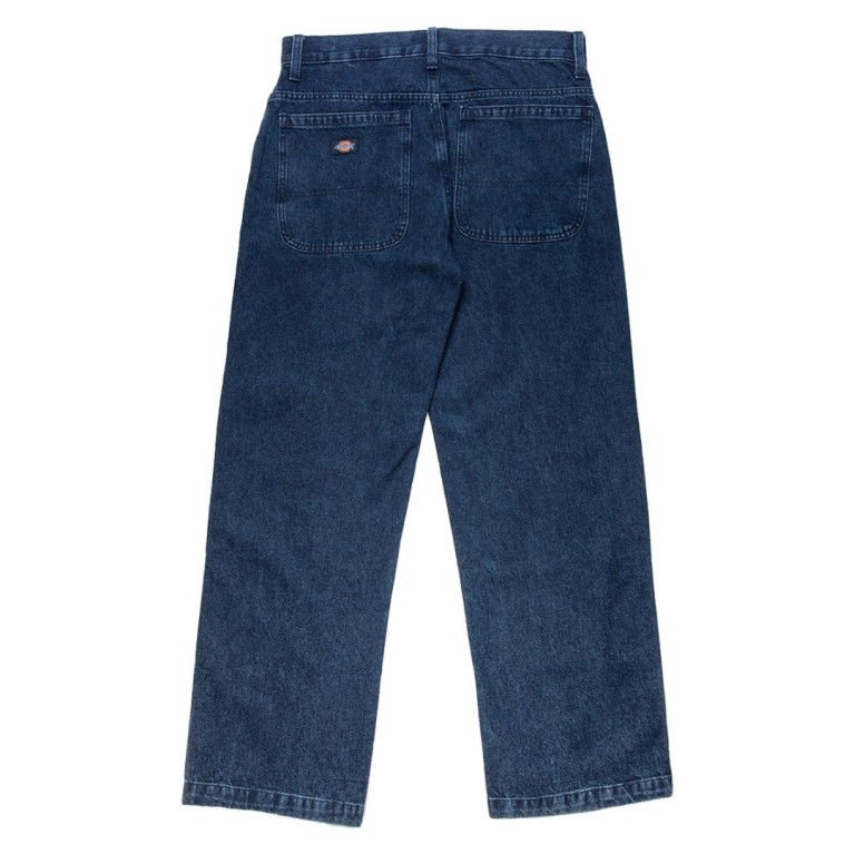 Штаны DICKIES LOOSE FIT DOUBLE KNEE DENIM PANT Stonewashed Indigo