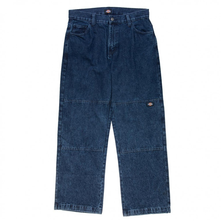 Штаны DICKIES LOOSE FIT DOUBLE KNEE DENIM PANT Stonewashed Indigo
