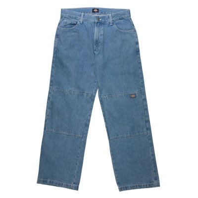 Штаны DICKIES LOOSE FIT DOUBLE KNEE DENIM PANT Light Denim