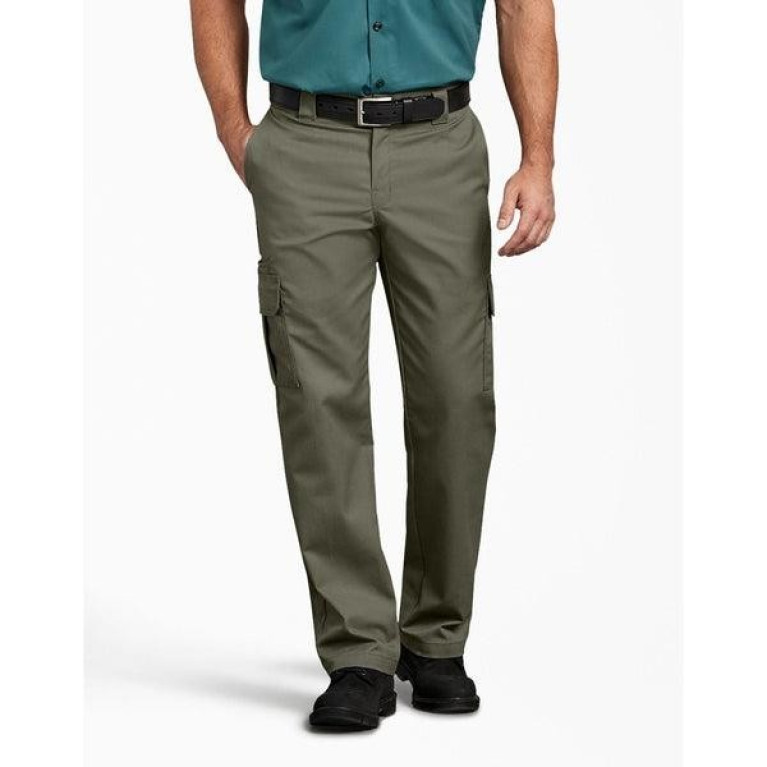 Штаны Dickies Flex Regular Fit Straight Leg Cargo Pant Moss Green