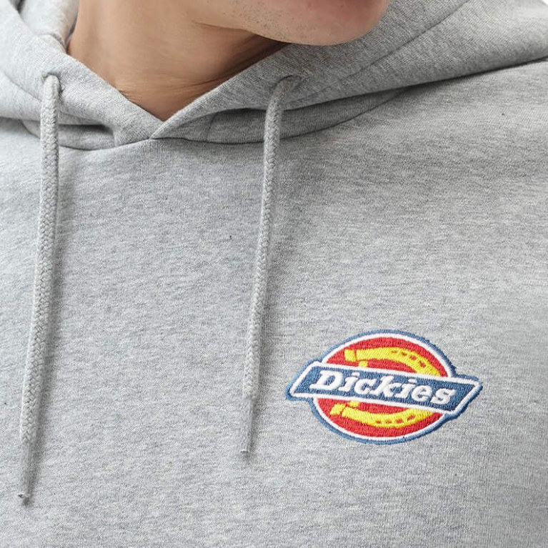 Толстовка DICKIES CHEST HIT LOGO HOODIE Heather Gray