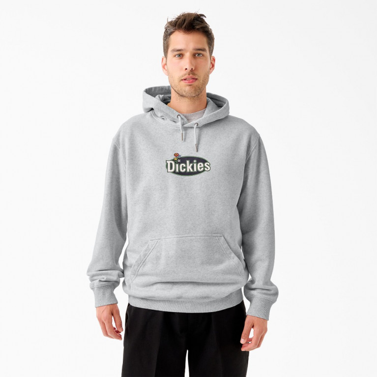 Толстовка Dickies TOM KNOX GRAPHIC FLEECE HOODIE Ash Gray