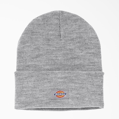 Шапка Dickies Acrylic Beanie Hat Knit Beanie Heather Gray