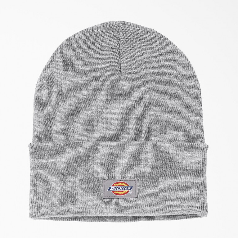 Шапка Dickies Acrylic Beanie Hat Knit Beanie Heather Gray
