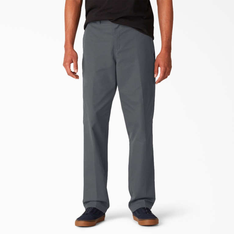 Штаны DICKIES 67 FLEX TWILL PANT SLIM STRAIGHT CHARCOAL