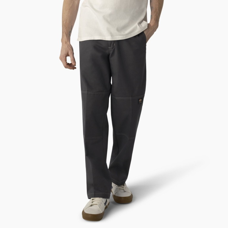Штаны DICKIES SKATE DOUBLE KNEE TWILL PANT CHARCOAL, GREY STITCH