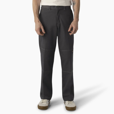 Штаны DICKIES SKATE DOUBLE KNEE TWILL PANT CHARCOAL, GREY STITCH