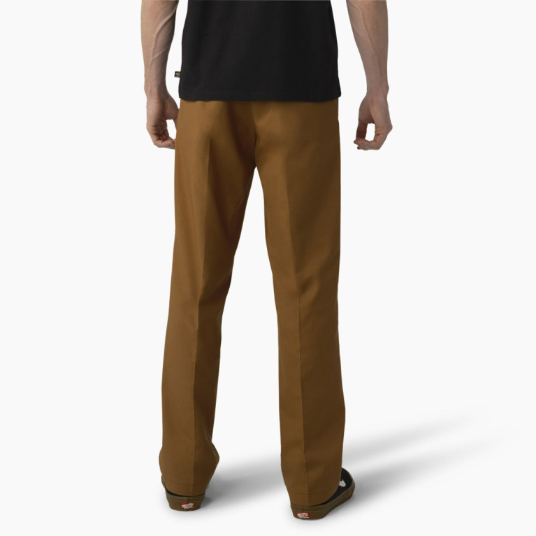 Штаны DICKIES SKATE DOUBLE KNEE TWILL PANT BROWN DUCK, BROWN CONTRAST STITCH