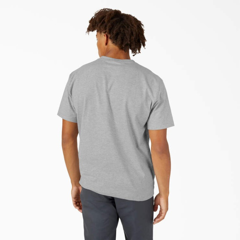 Футболка DICKIES POCKET LOGO TEE Heather Gray