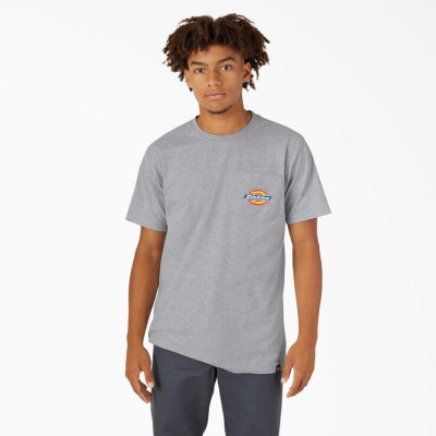 Футболка DICKIES POCKET LOGO TEE Heather Gray
