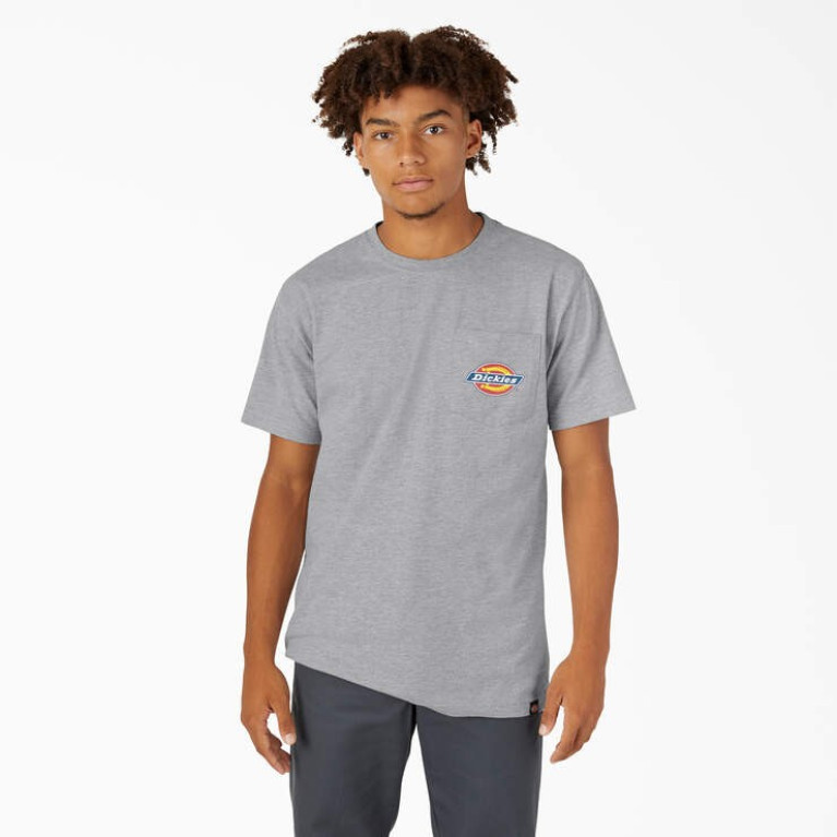 Футболка DICKIES POCKET LOGO TEE Heather Gray