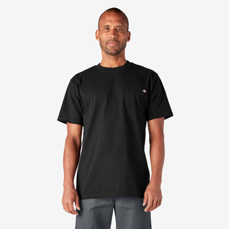 Футболка DICKIES SKATEBOARDING HEAVYWEIGHT SHORT SLEEVE POCKET TEE BLACK