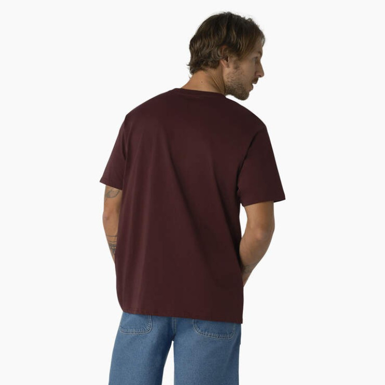 Футболка DICKIES MAPLETON SHORT SLEEVE TEE Maroon
