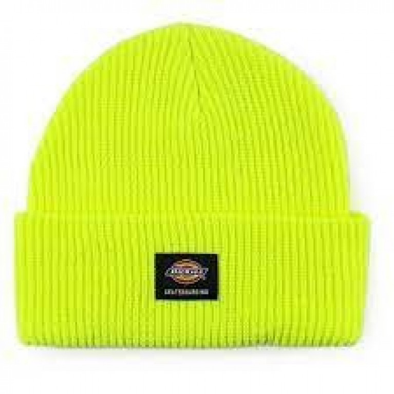 Шапка Dickies Skateboarding Flip Up Beanie Knit Skate Beanie Neon Yellow