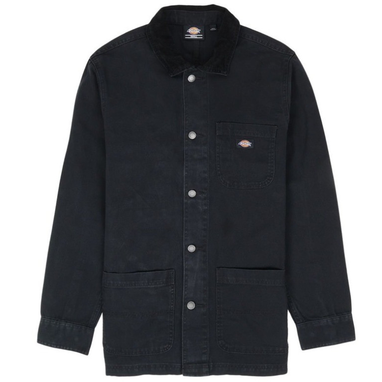Куртка DICKIES DUCK CHORE COAT Stonewashed Black