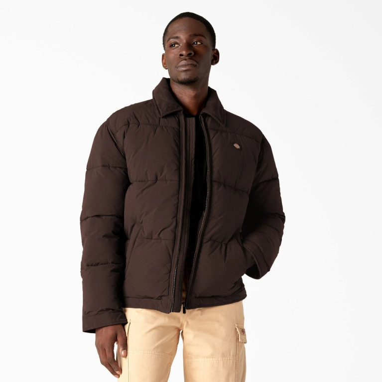 Куртка DICKIES OVERBROOK PUFFER JACKET CHOCOLATE BROWN