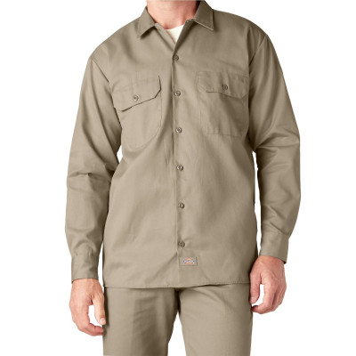Рубашка Dickies ORIGINAL TWILL LONG SLEEVE WORK SHIRT Desert Sand