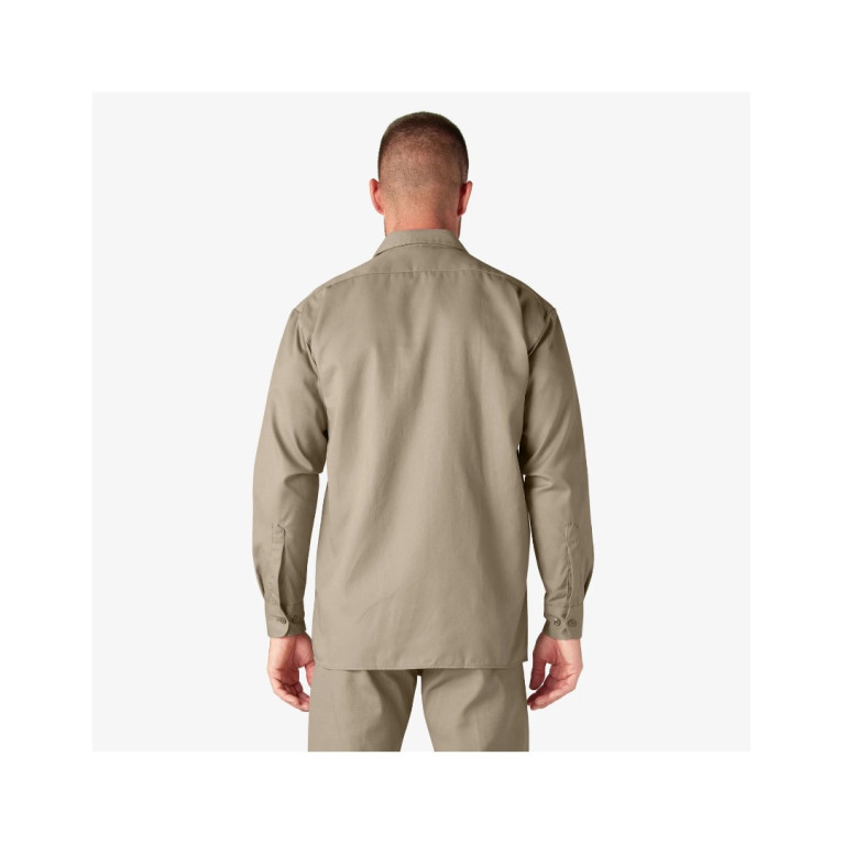 Рубашка Dickies ORIGINAL TWILL LONG SLEEVE WORK SHIRT Desert Sand