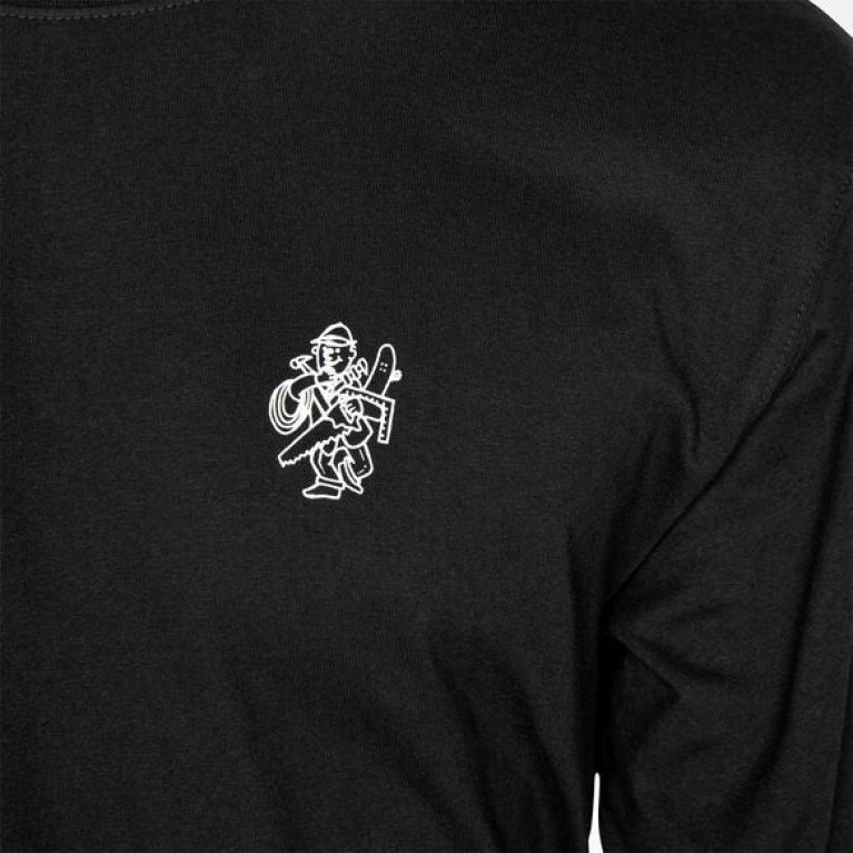 Лонгслив DICKIES SKATEBOARDING GRAPHIC LONG SLEEVE TEE BLACK