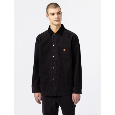 Куртка DICKIES DUCK CHORE COAT Stonewashed Black