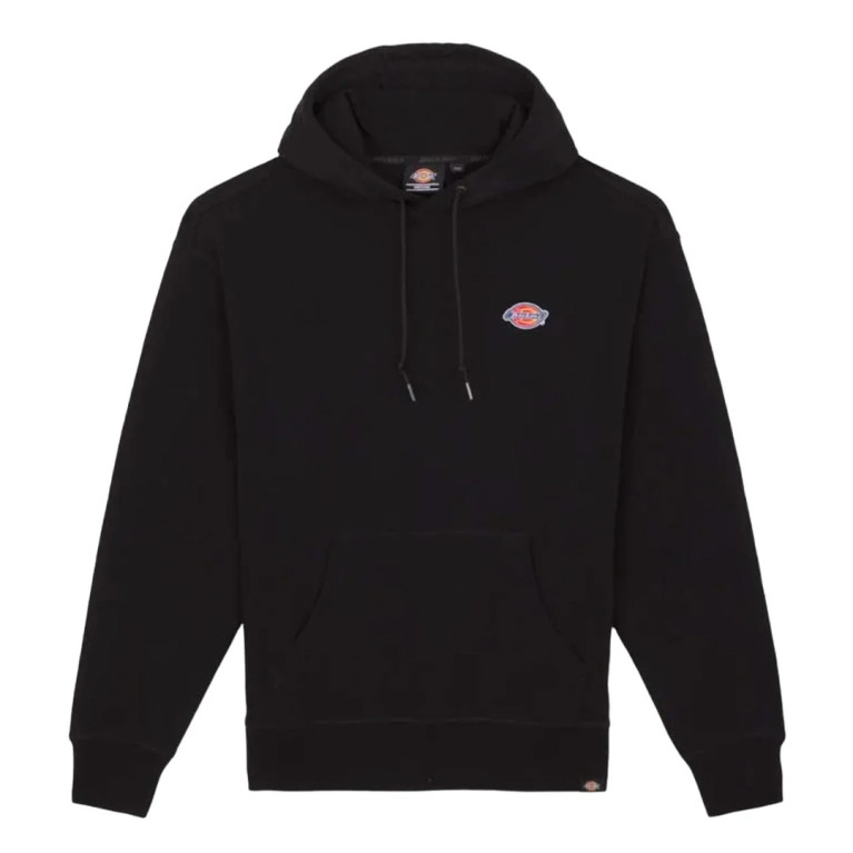 Толстовка DICKIES LOGO FLEECE HOODIE KNIT BLACK