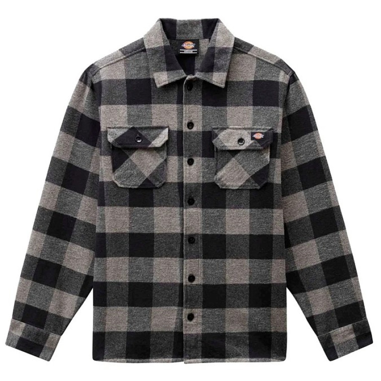 Рубашка DICKIES SACRAMENTO SHIRT Grey Plaid
