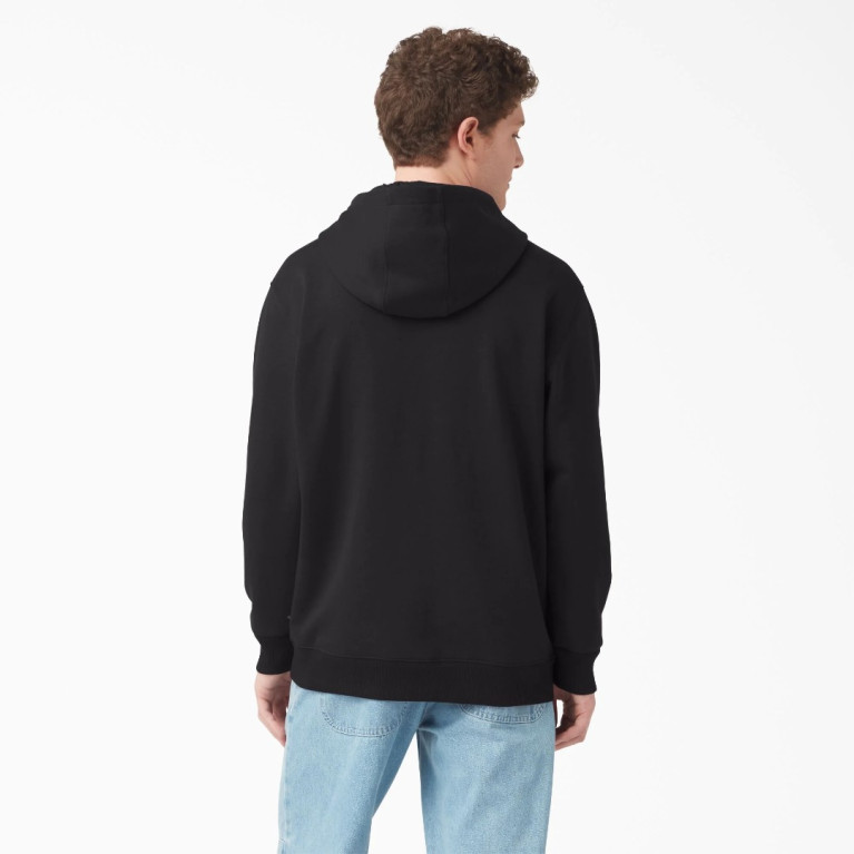 Толстовка DICKIES LOGO FLEECE HOODIE KNIT BLACK