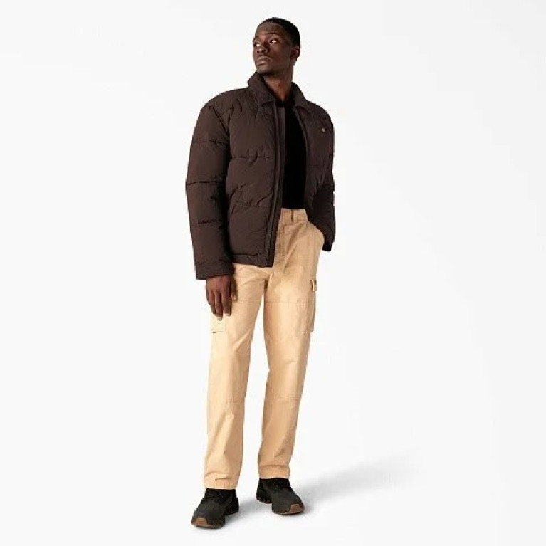Куртка DICKIES OVERBROOK PUFFER JACKET CHOCOLATE BROWN