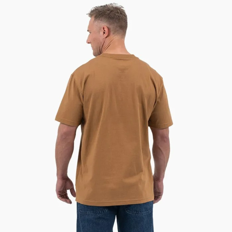 Футболка Dickies Short Sleeve Relaxed Fit Graphic T-Shirt Brown Duck