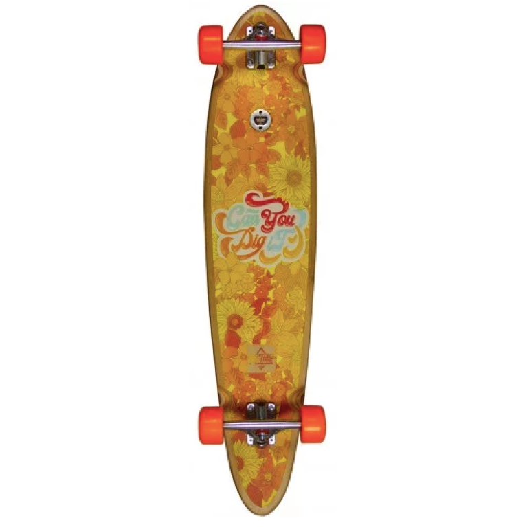 Лонгборд Dusters DIG IT LONGBOARD BAMBOO/ORANGE (40)
